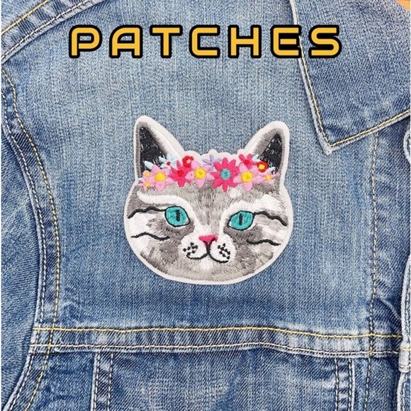 New! Any 2/$10 Cat Iron On Patch - Picture 2 of 12